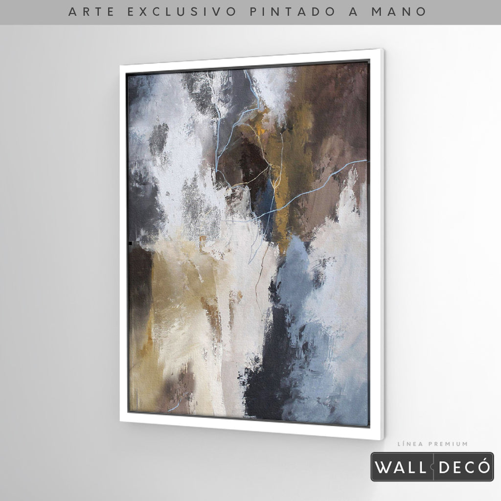 Arte Pintado a Mano Recuerdo Ancestral Vertical