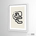 Cuadro Minimalista Line Art