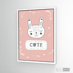 Cuadro Infantil Bunny Cute
