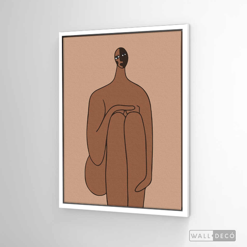 Cuadro Minimalista Figura Humana Tres