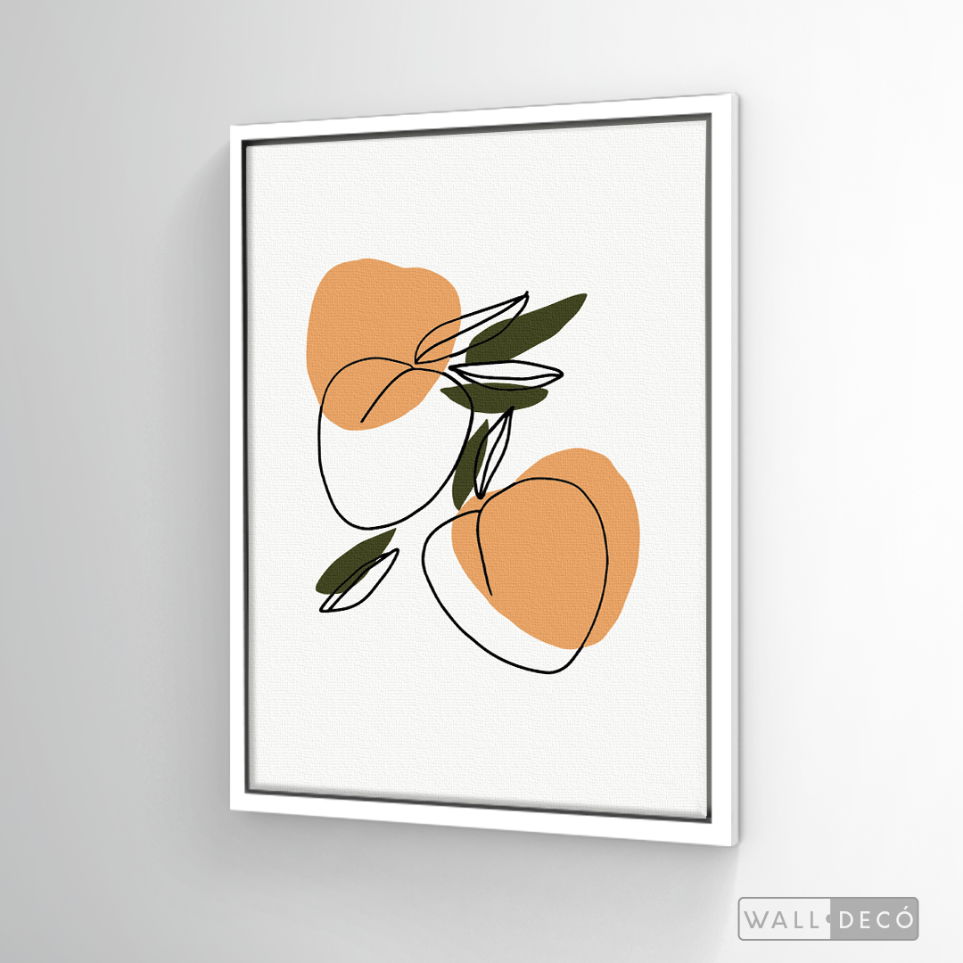 Cuadro Minimalista Durazno