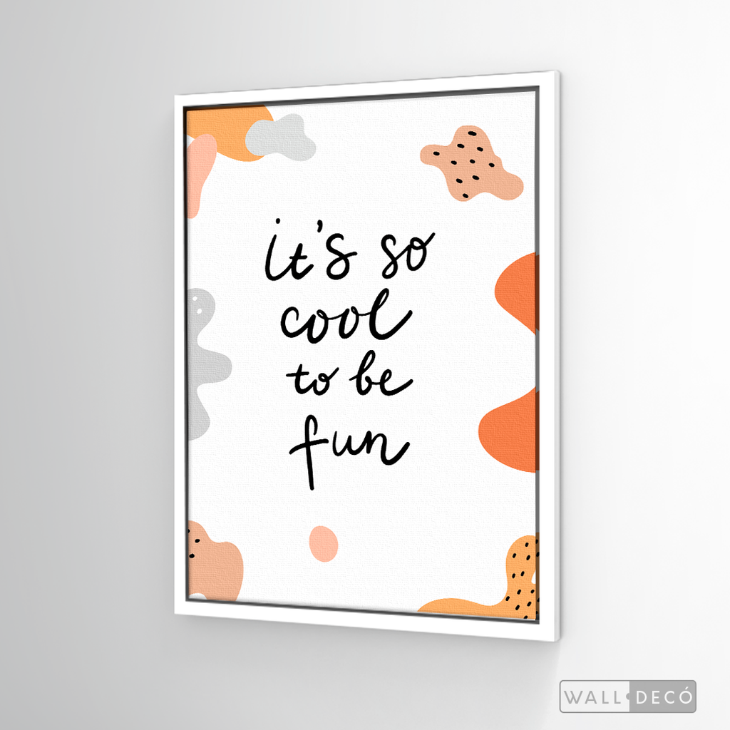 Cuadro Infantil To Be Fun