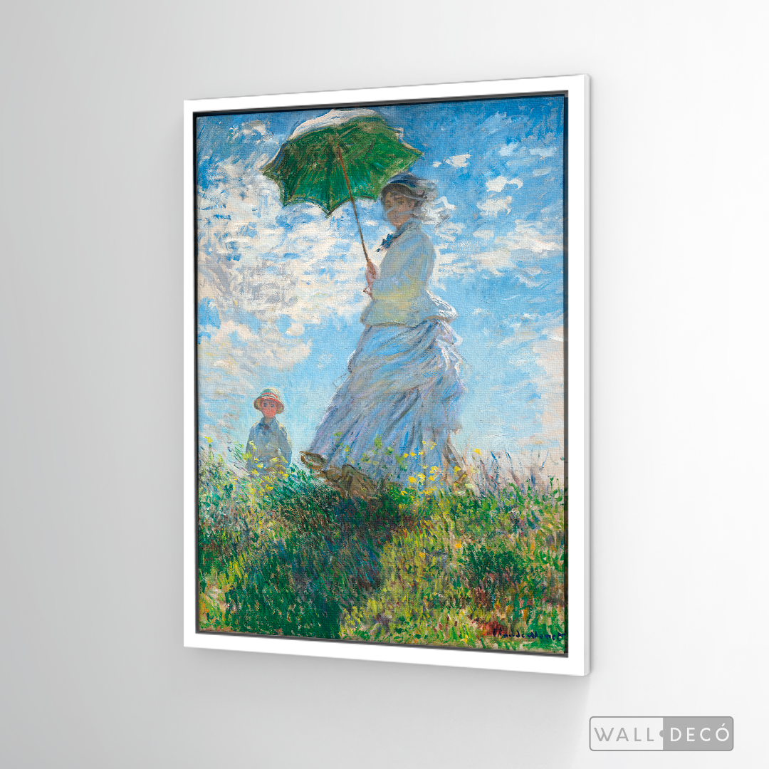 Cuadro Arte Mujer con sombrilla, Claude Monet