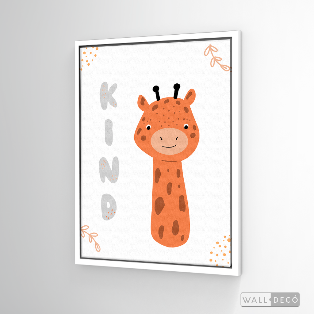 Cuadro Infantil Jirafa Kind