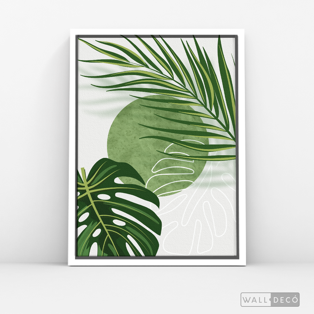 Cuadro Botánico Monstera Palma