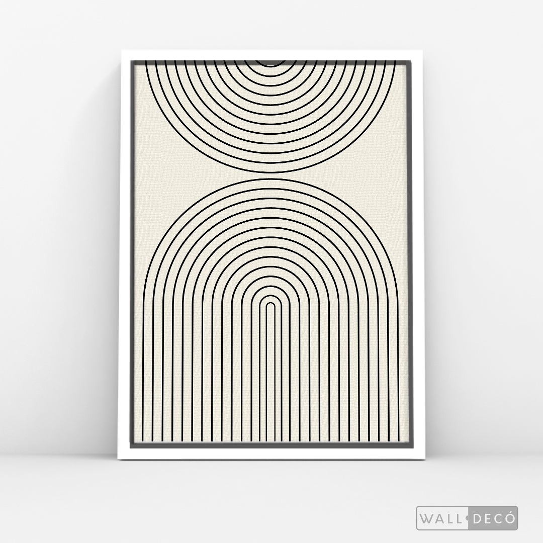 Cuadro Minimalista Line Art Infinito