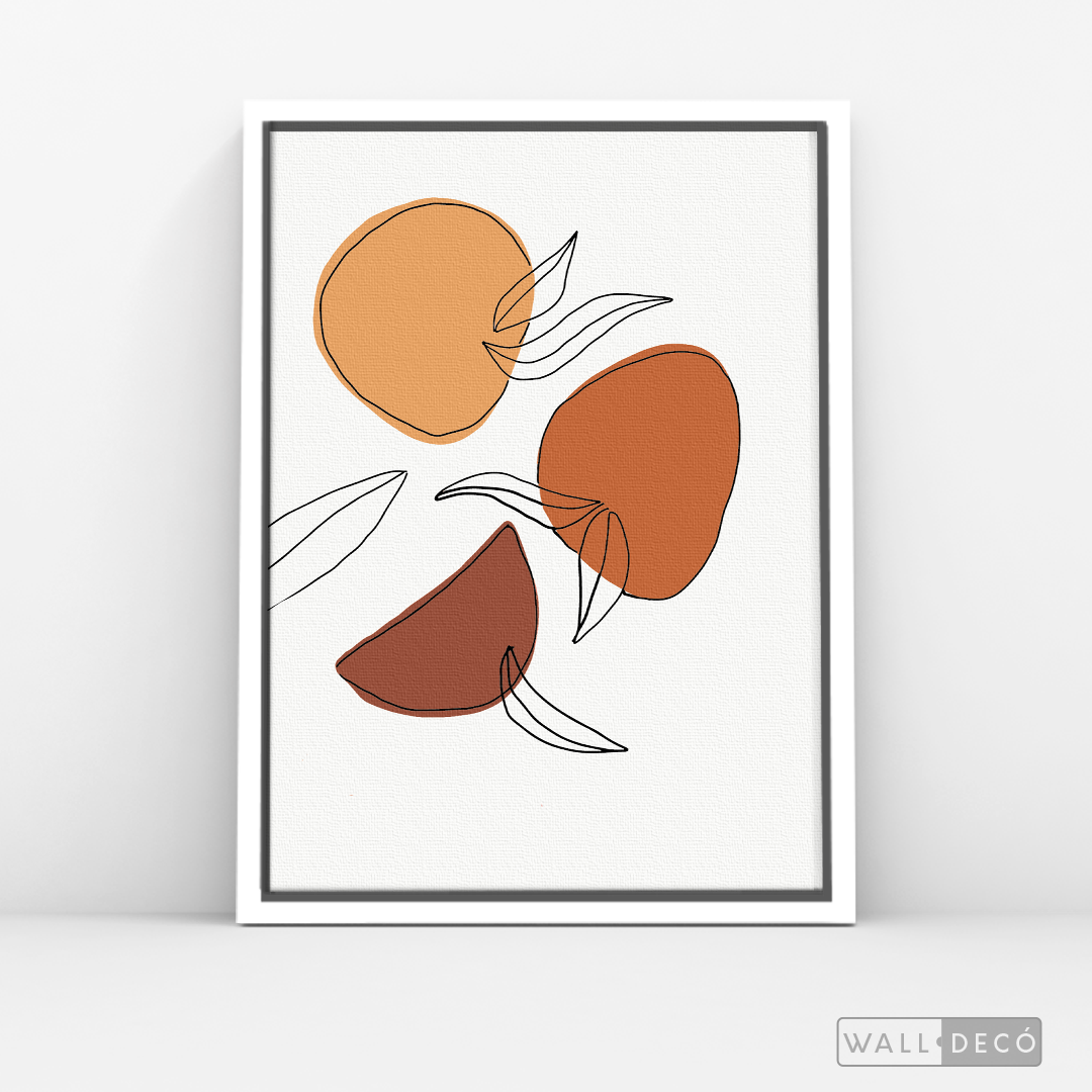 Cuadro Minimalista Cerezas
