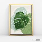 Cuadro Botánico Monstera Tropical