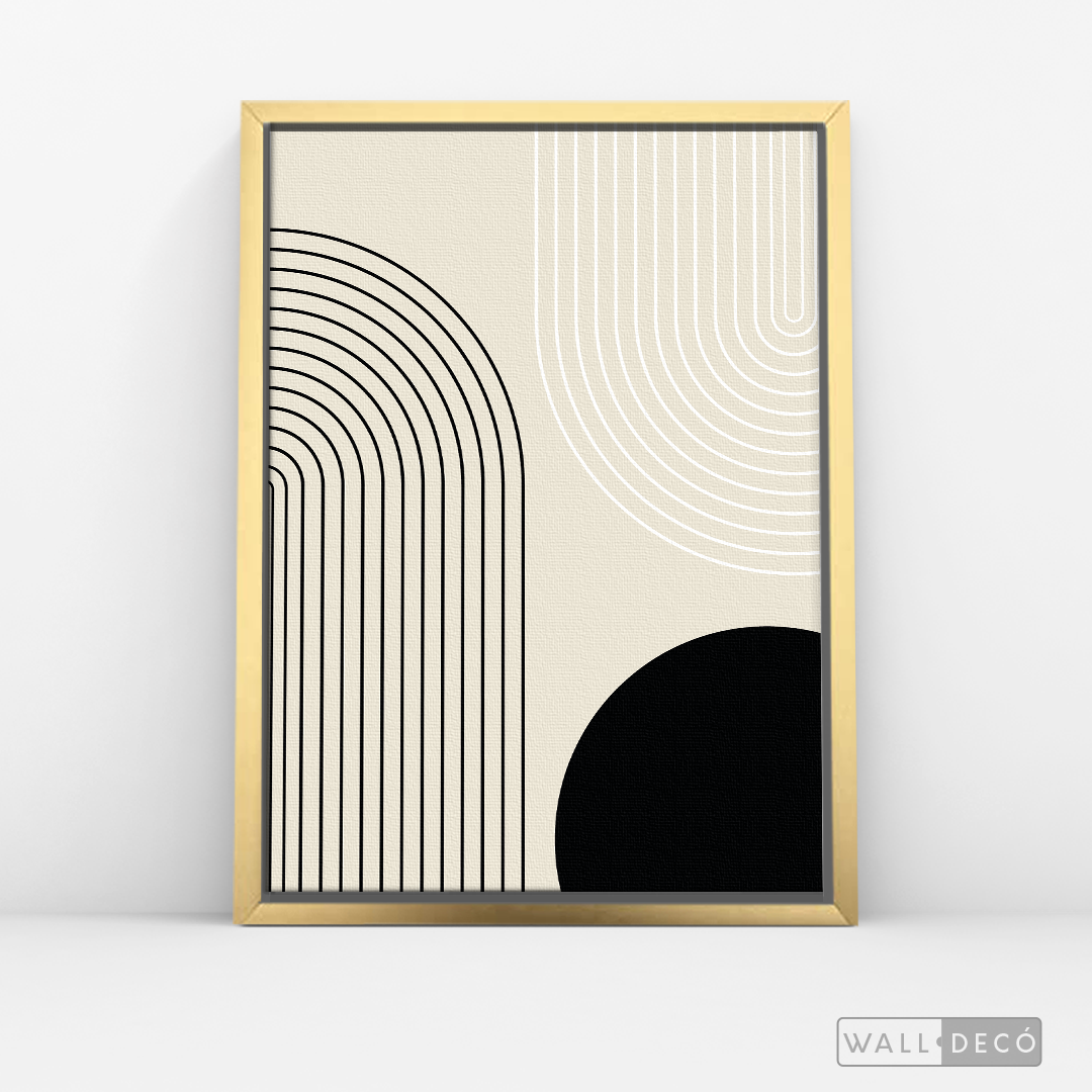 Cuadro Minimalista Line Art Arcos