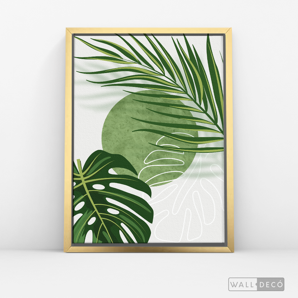 Cuadro Botánico Monstera Palma