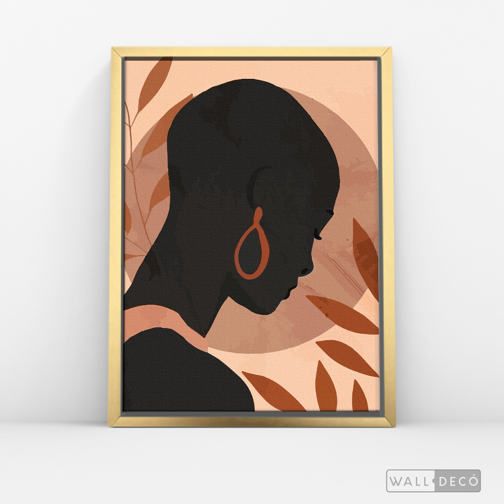 Cuadro Mujer África