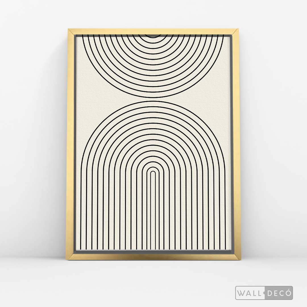 Cuadro Minimalista Line Art Infinito