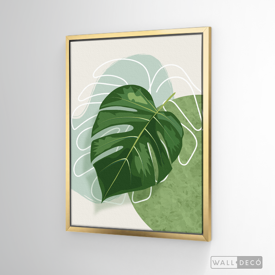 Cuadro Botánico Monstera Tropical