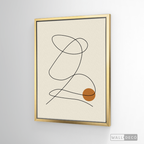 Cuadro Minimalista Knot Café