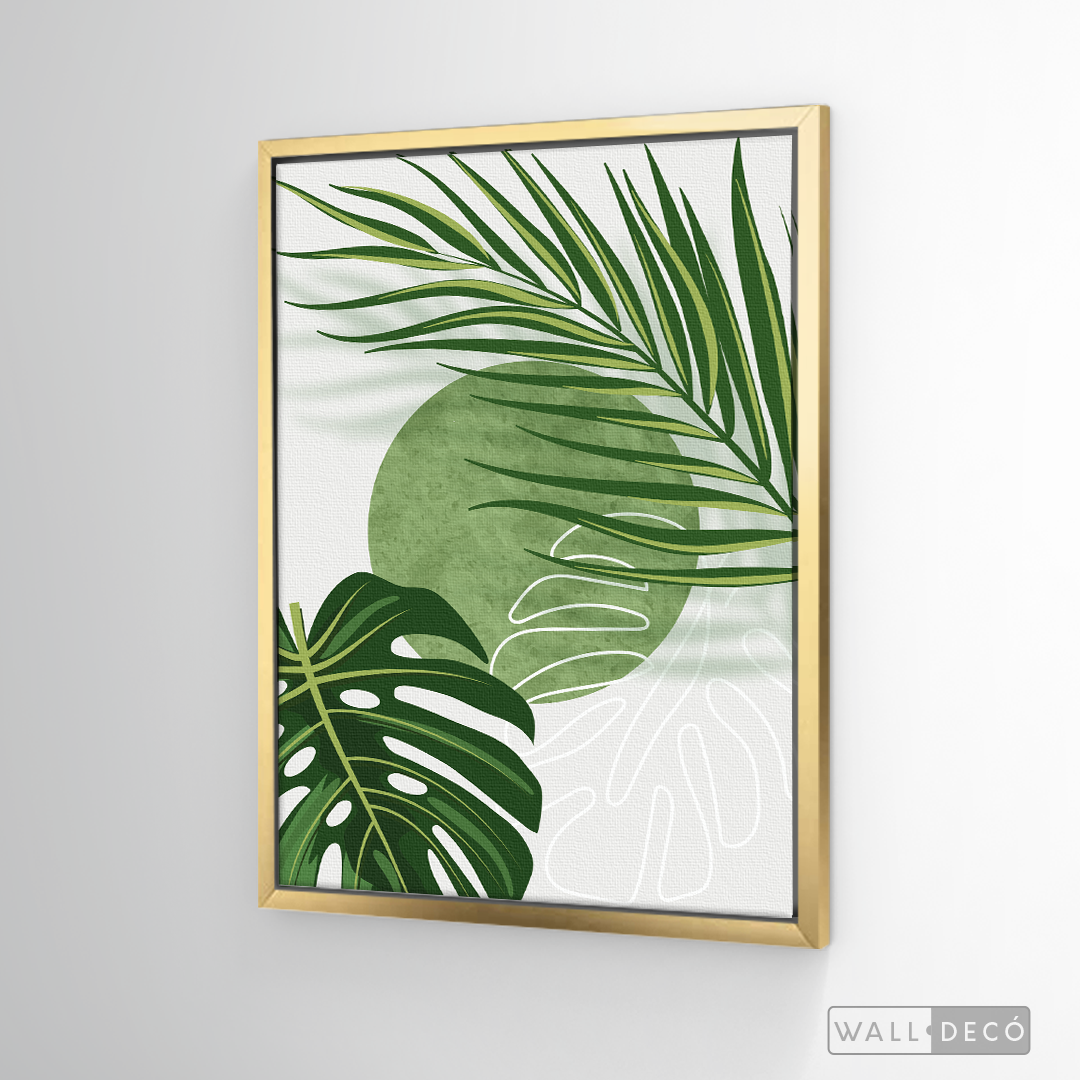 Cuadro Botánico Monstera Palma