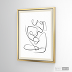Cuadro Minimalista Figura Humana