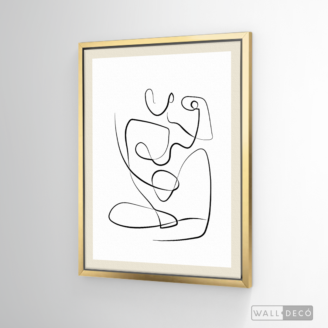 Cuadro Minimalista Figura Humana