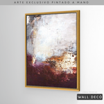 Cargar imagen en el visor de la galería, Arte Pintado a Mano Entre Luz y Rosa Vertical
