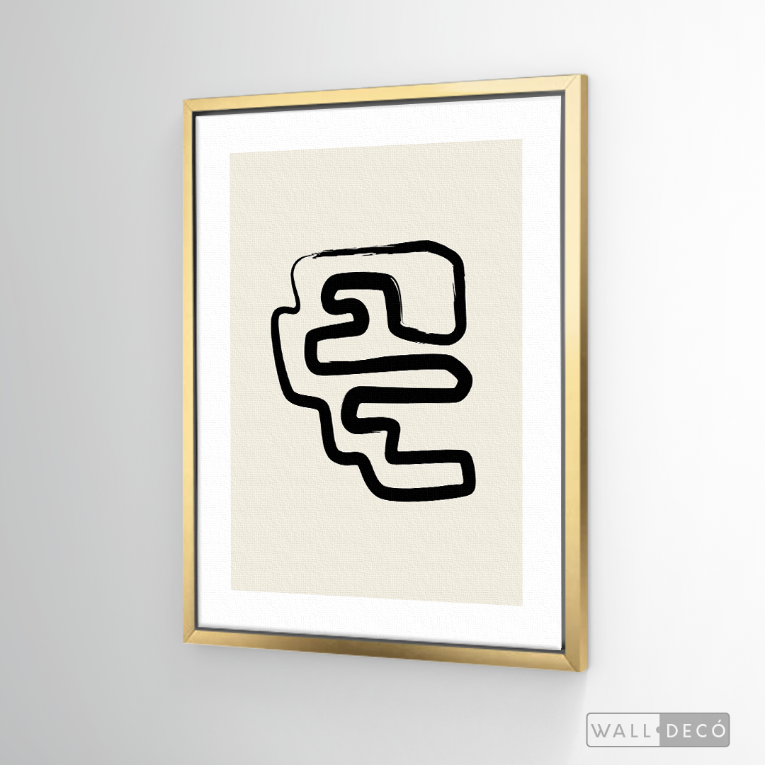 Cuadro Minimalista Line Art