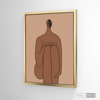 Cuadro Minimalista Figura Humana Tres