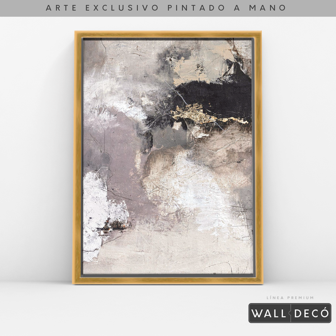 Arte Pintado a Mano Desierto Místico Vertical
