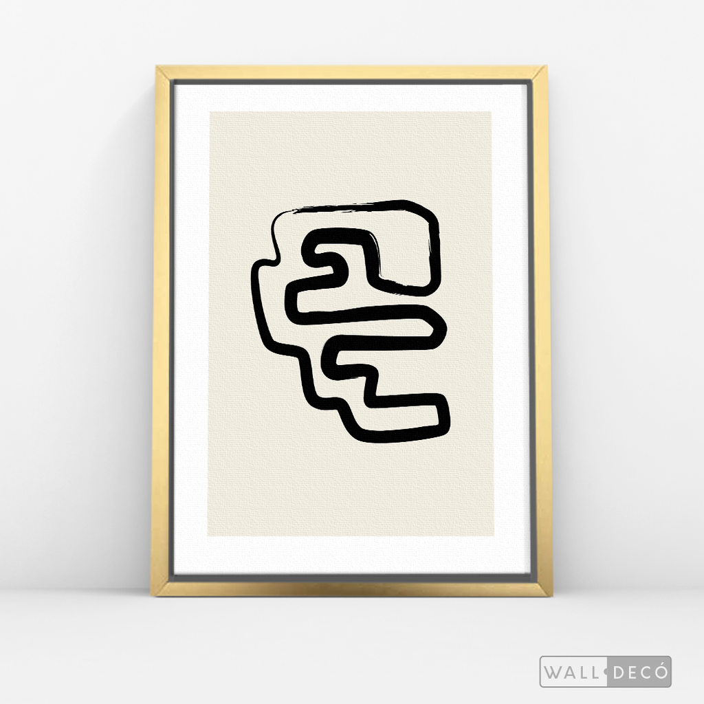 Cuadro Minimalista Line Art