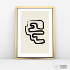 Cuadro Minimalista Line Art