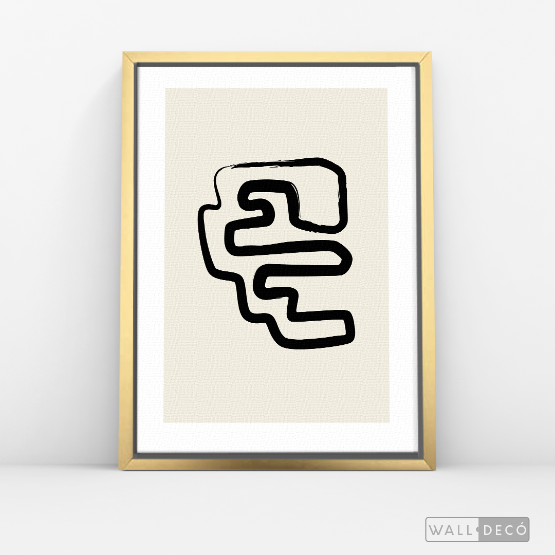 Cuadro Minimalista Line Art