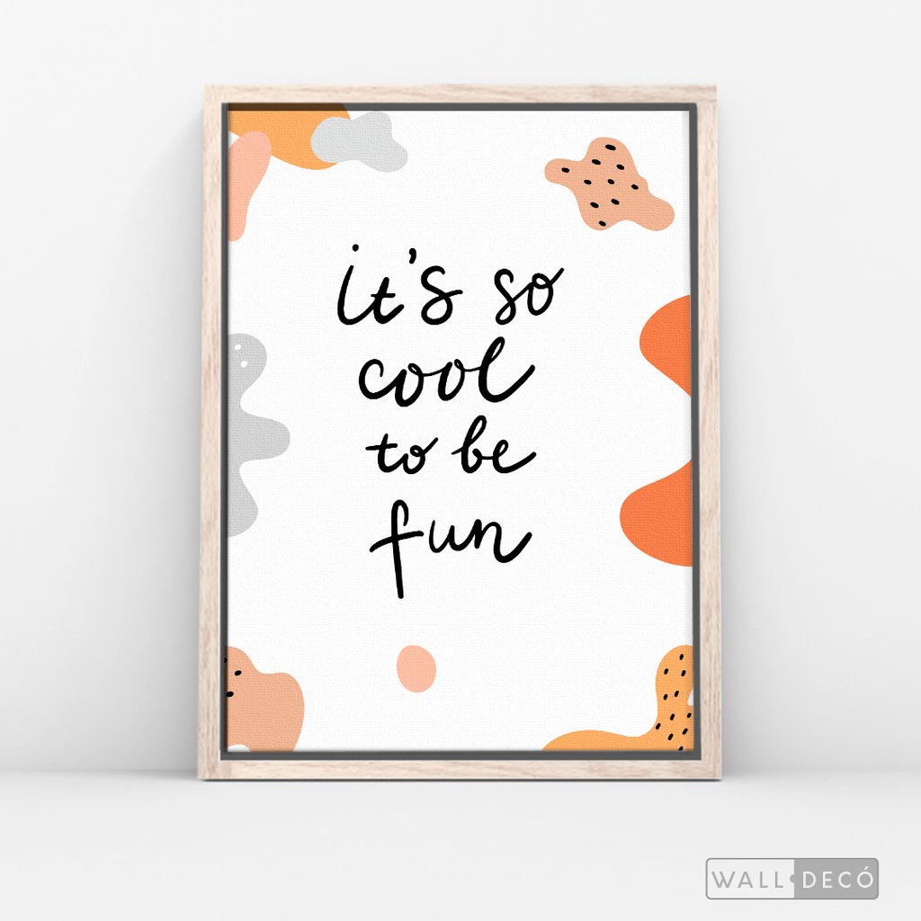 Cuadro Infantil To Be Fun