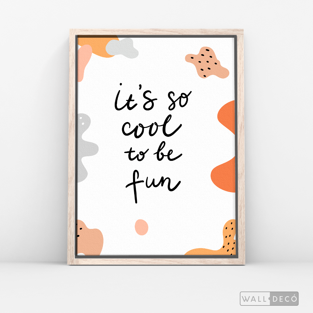 Cuadro Infantil To Be Fun
