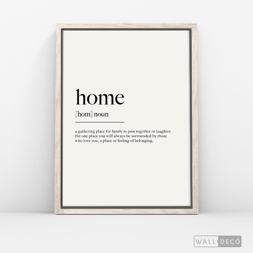 Cuadro Minimalista Home