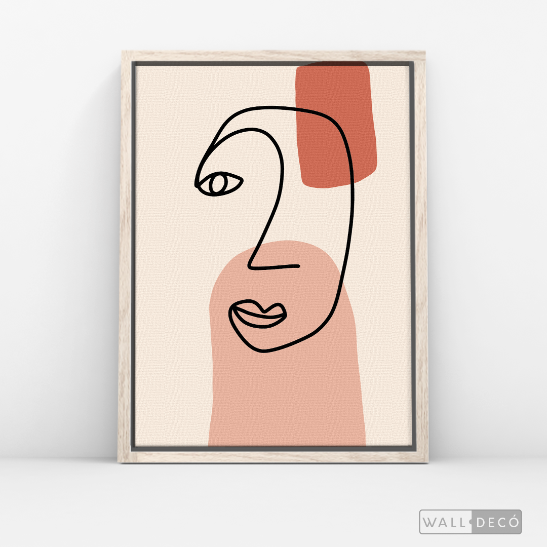 Cuadro Rostros Abstractos Cleo