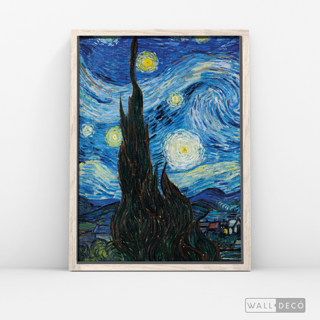 Cuadro Arte Noche estrellada Van Gogh (A)