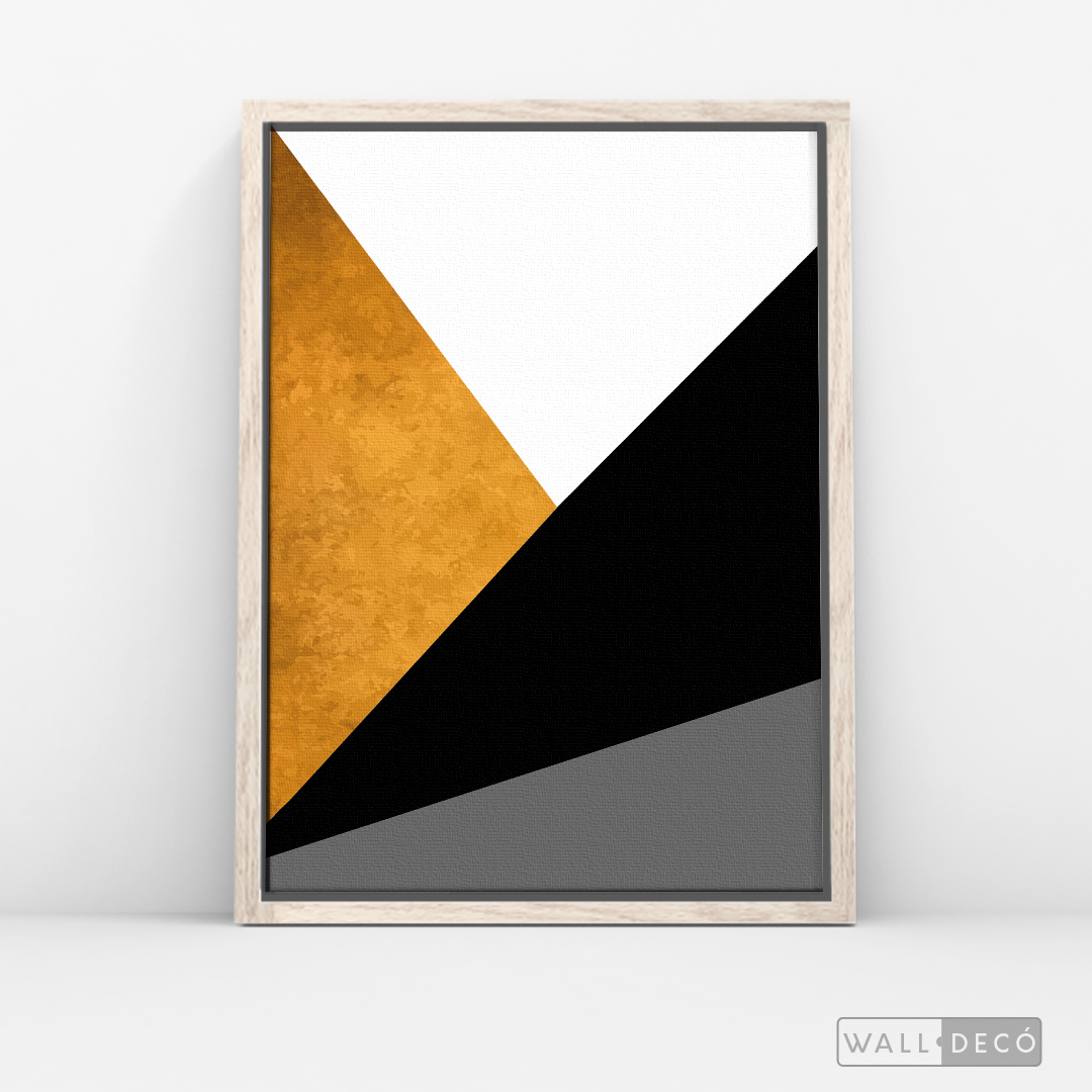 Cuadro Abstracto Prisma Triangular