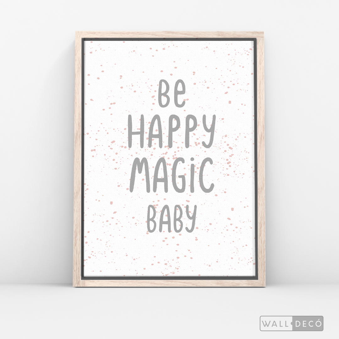 Cuadro Infantil Be Happy