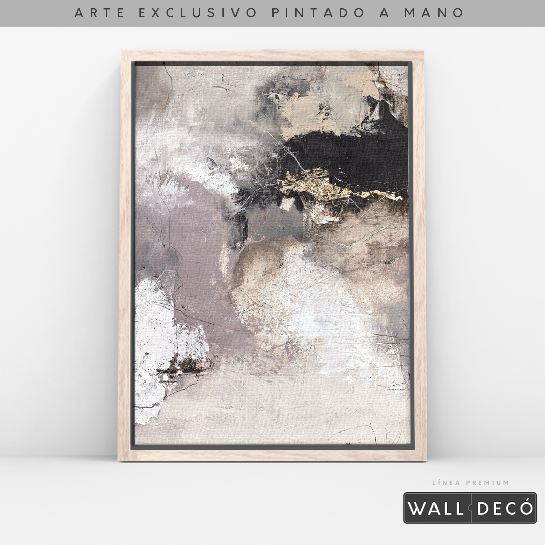 Arte Pintado a Mano Desierto Místico Vertical