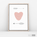 Cuadro Infantil Corazon