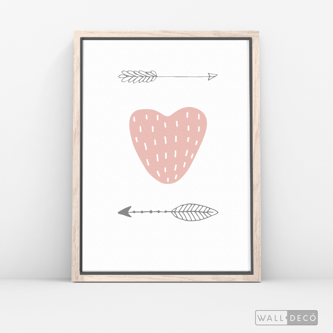 Cuadro Infantil Corazon