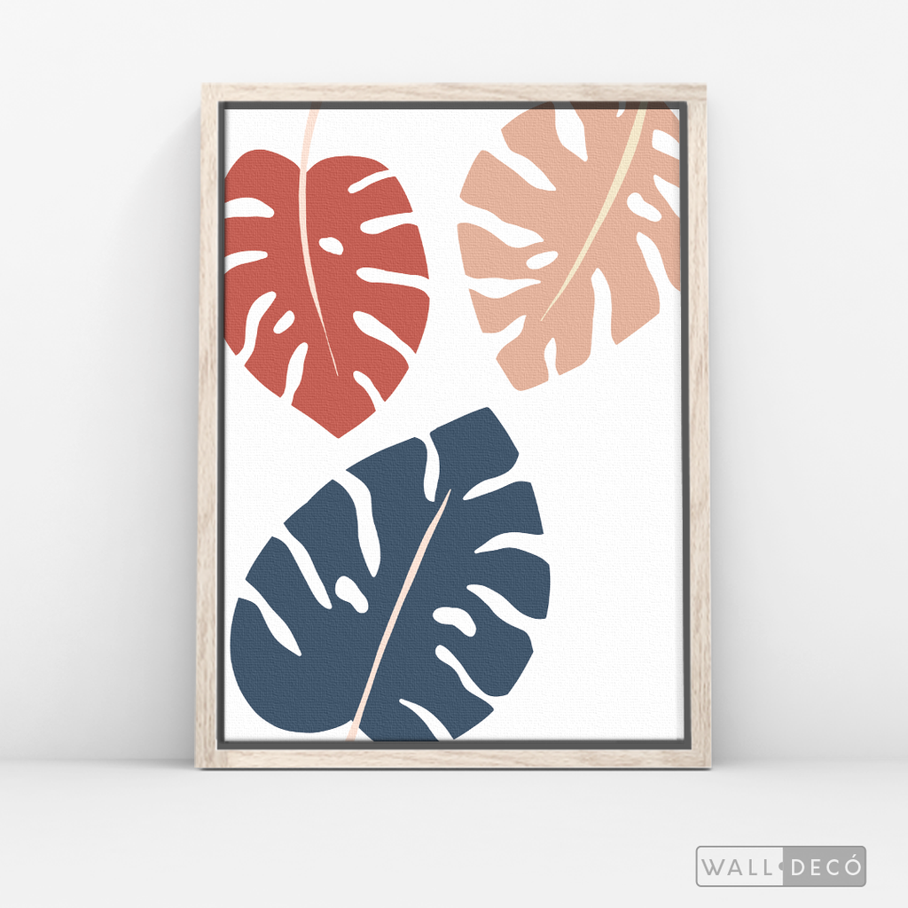 Cuadro Boho Monstera color
