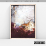 Cargar imagen en el visor de la galería, Arte Pintado a Mano Entre Luz y Rosa Vertical
