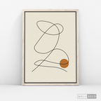 Cuadro Minimalista Knot Café