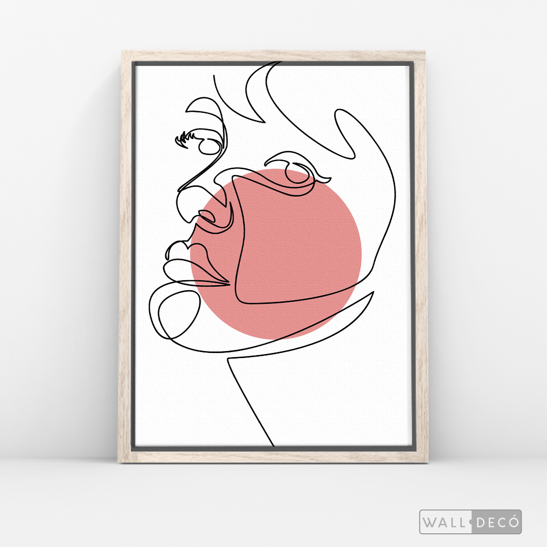 Cuadro Face Lines Eva