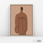Cuadro Minimalista Figura Humana Tres