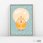 Cuadro Infantil Little Buho