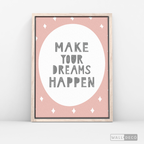 Cuadro Infantil Make Your Dreams