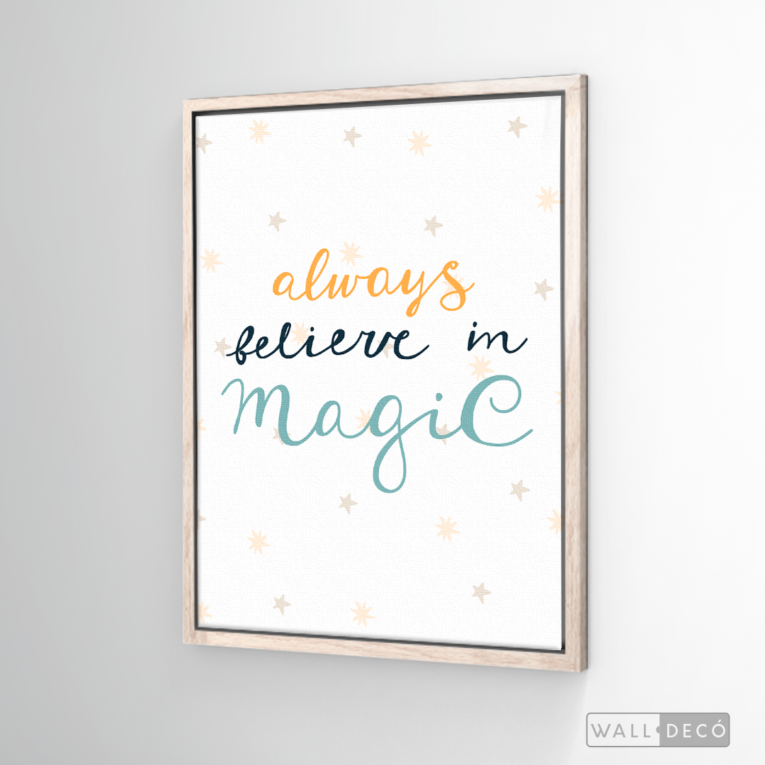 Cuadro Infantil Always Believe