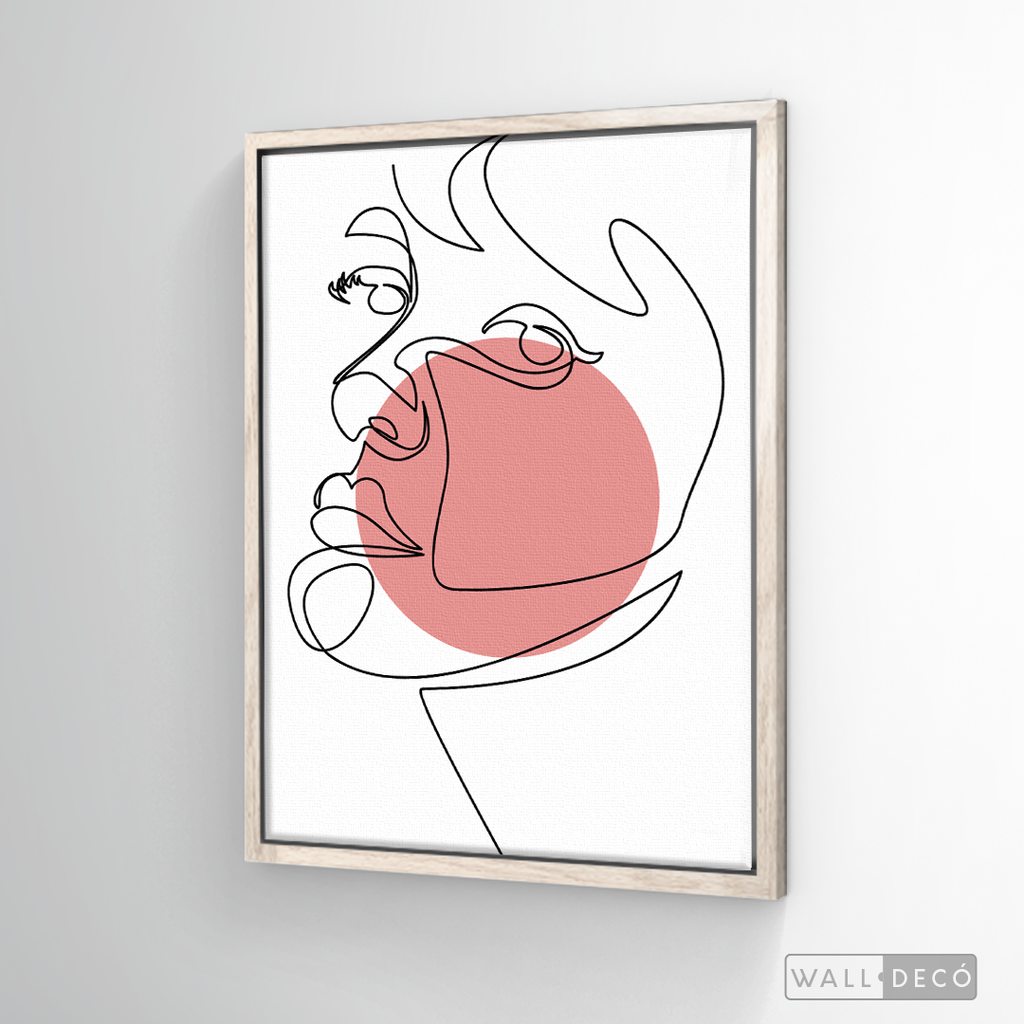 Cuadro Face Lines Eva