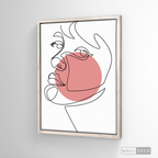 Cuadro Face Lines Eva