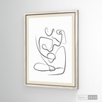 Cuadro Minimalista Figura Humana