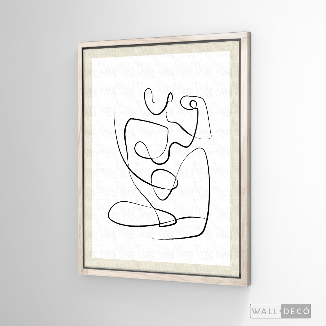 Cuadro Minimalista Figura Humana